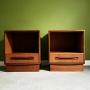 Pair of G Plan Fresco Teak Bedside Cabinets, 1960s