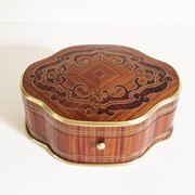 Victorian French Small Palisander Jewellery Box