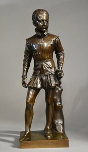 19thc Barbedienne Bronze Of Henry IVth Of France