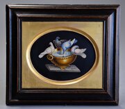 19thc Italian Micromosaic Of The Doves Of Pliny
