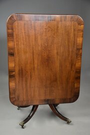 19thc Regency Mahogany Tilt Top Breakfast Table