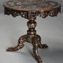 19thc Vietnamese mother of pearl inlaid table
