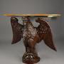 Exceptional 18thc Large Carved Eagle Table/carving