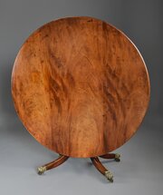 Extremely Rare Regency Mahogany Breakfast Table