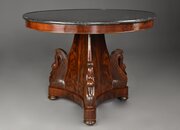 Fine 19thc French Empire Mahogany Gueridon Table