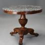Fine quality 19thc French mahogany Gueridon table