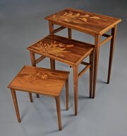 Fine Quality French Nest Of Tables By Émile Gallé