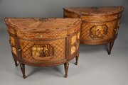Pair Of Exhibition Quality Italian Side Cabinets