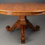 Rare 19thc Satin Birch Tilt Top Breakfast Table