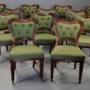 Set of twelve William IVth Gillows dining chairs