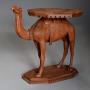 Superb 19thc Anglo Indian hardwood camel table