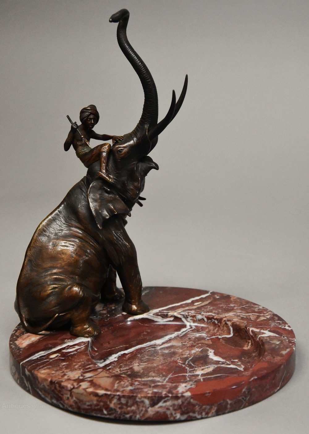 Antiques Atlas Superb 19thc Franz Bergman Bronze Elephant