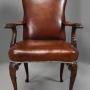 Superb Quality Early 18thc Style Walnut Armchair