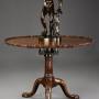 Unusually large George II mahogany tripod table