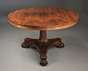 William IV rosewood tilt top breakfast table
