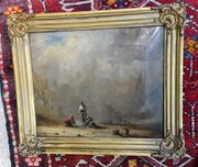 19th Century Oil On Canvas