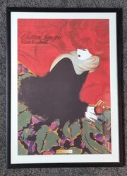 French Advertising Poster For Wine
