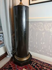 Quality, Large 19th Century Ebonised Wood Pedestal