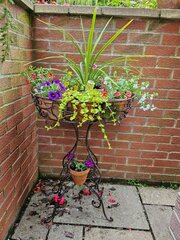 Stylish 19th Century Basket Plantstand