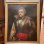 French Cuirassier Military Officer Portrait Painting