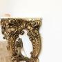 Console Marble Tables  Rococco Carved Gilt Side Tables
