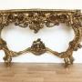 Huge Console Table Rococo Marble Carved Gilt Wood
