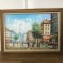 Impressionist Painting Paris Scene By Caroline Burnet