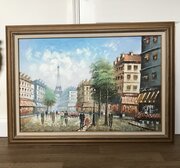 Impressionist Parisian Painting By Caroline Burnett 