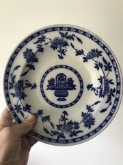 Minton Delft Plate Blue & White Bone China