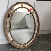 Oval Sectional Mirror Petera FlowersDragooned Edge