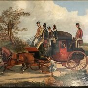 Royal Mail Coach Painting By Samuel Henry Alken Jr