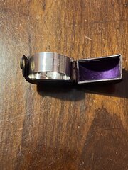 Silver Napkin Ring Birmingham 1921