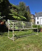 Georgian Wrought Iron Garden Bench