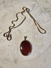 Massive 60cm 9ct Gold Pendant And Chain.