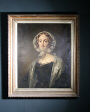 Portrait Of A Lady, Oil On Canvas 1830