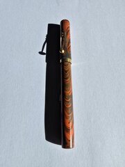 WATERMAN IDEAL RED RIPPLE NUMBER 7 Fountain Pen