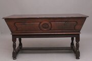 18th century oak dough bin on stand 18th Century oak dough bin on stand