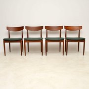 1960’s Set Of Four Vintage Teak Dining Chairs By Kofod Larse