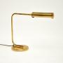 1970s Vintage French Brass Desk Lamp