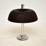 1970s Vintage Italian Chrome Mushroom Desk Lamp