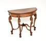Antique Burr Walnut Console Side Table