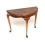 Antique Burr Walnut Console Table
