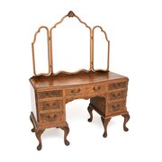 Antique Burr Walnut Dressing Table