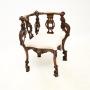 Antique Carved Walnut Corner Chair
