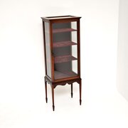 Antique Edwardian Mahogany Display Cabinet
