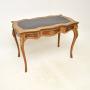Antique French Leather Top Bureau Plat Desk