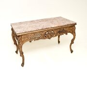 Antique French Marble Top Console / Centre Table