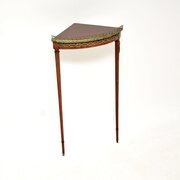 Antique French Ormolu Mounted Corner Table