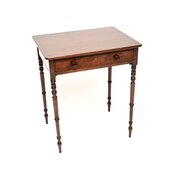 Antique Georgian Period Mahogany Side Table