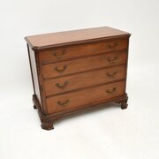 Antique Georgian Style Mahogany Chest Of Drawers